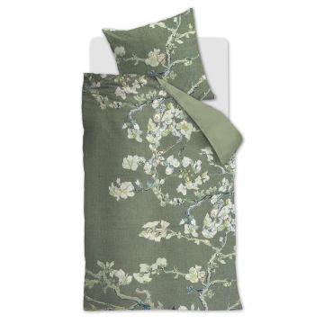 Beddinghouse X Van Gogh Museum Dekbedovertrek Groen Schilderij Katoen