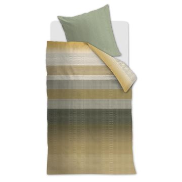 Beddinghouse Dekbedovertrek Groen Banendessin Katoen