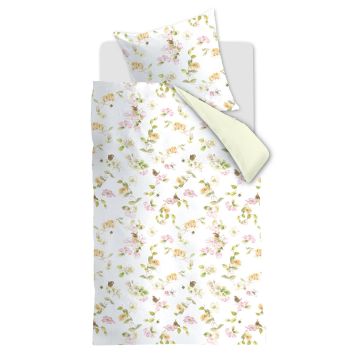 Marjolein Bastin Dekbedovertrek Multi - Pastel Bloemen Katoen