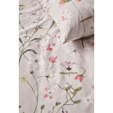 Ariadne At Home Dekbedovertrek Flowerlove Zand 1-persoons 140 x 200/220 cm Ariadne At Home Dekbedovertrek Flowerlove Zand 1-persoons 140 x 200/220 cm