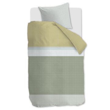 Beddinghouse Dekbedovertrek Bernou - Groen