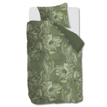 Kardol By Beddinghouse Dekbedovertrek Symbiose Groen 1-persoons 140 x 200/220 cm