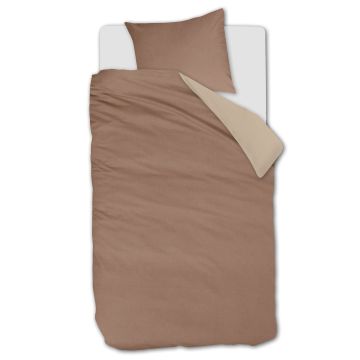 Beddinghouse Dekbedovertrek Warm Roze 1-persoons 140 x 200/220 cm