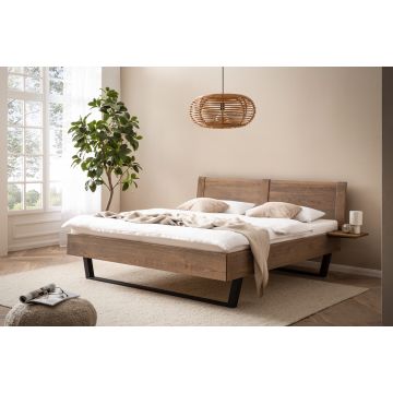 eiken houten bed